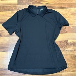 Nike Black Short-Sleeve Athletic Polo